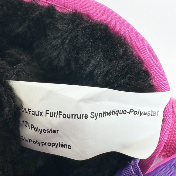 Kamik Snowybug Faux Fur Lined Waterproof Snow Boot Purple Baby US 5 EU 22 - Picture 10 of 10